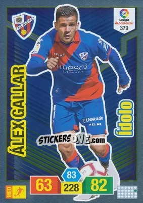 Sticker Álex Gallar - Liga Santander 2018-2019. Adrenalyn XL n. 379 - Panini