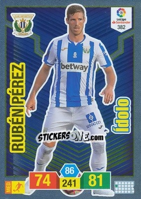 Cromo Rubén Pérez - Liga Santander 2018-2019. Adrenalyn XL n. 382 - Panini
