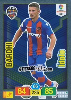 Sticker Bardhi - Liga Santander 2018-2019. Adrenalyn XL n. 383 - Panini