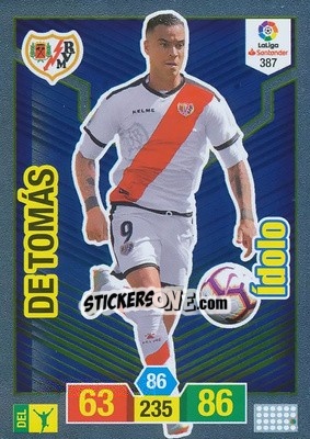 Sticker De Tomás - Liga Santander 2018-2019. Adrenalyn XL n. 387 - Panini