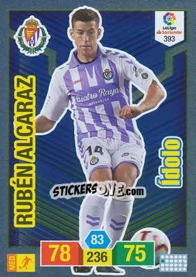 Sticker Rubén Alcaraz - Liga Santander 2018-2019. Adrenalyn XL n. 393 - Panini