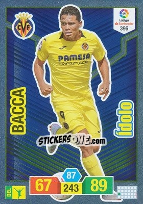 Sticker Bacca - Liga Santander 2018-2019. Adrenalyn XL n. 396 - Panini