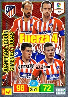 Sticker Atlético de Madrid - Liga Santander 2018-2019. Adrenalyn XL - Panini