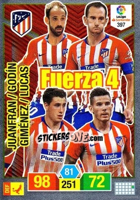 Figurina Atlético de Madrid - Liga Santander 2018-2019. Adrenalyn XL - Panini