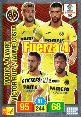 Sticker Villarreal C.F. - Liga Santander 2018-2019. Adrenalyn XL n. 400 - Panini