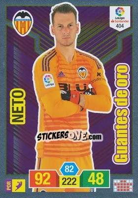 Sticker Neto - Liga Santander 2018-2019. Adrenalyn XL n. 404 - Panini