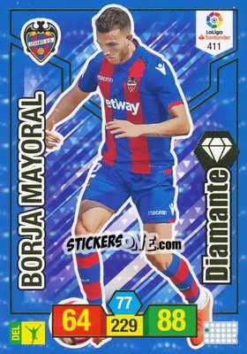 Sticker Borja Mayoral - Liga Santander 2018-2019. Adrenalyn XL n. 411 - Panini