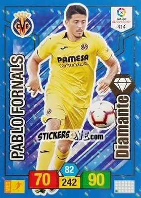 Cromo Pablo Fornals - Liga Santander 2018-2019. Adrenalyn XL - Panini