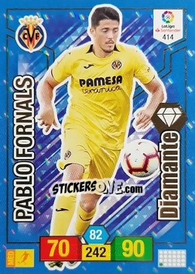 Sticker Pablo Fornals - Liga Santander 2018-2019. Adrenalyn XL n. 414 - Panini