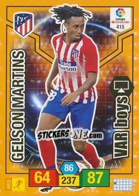 Cromo Gelson Martins - Liga Santander 2018-2019. Adrenalyn XL - Panini