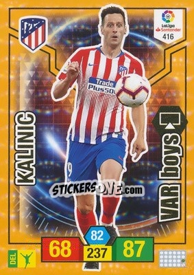 Sticker Kalinic - Liga Santander 2018-2019. Adrenalyn XL n. 416 - Panini