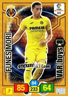 Sticker Funes Mori - Liga Santander 2018-2019. Adrenalyn XL n. 422 - Panini