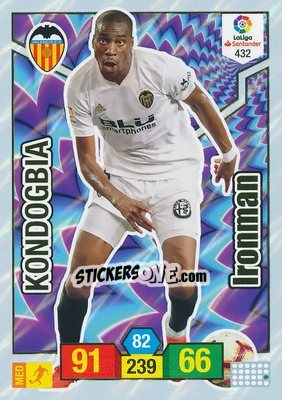 Sticker Kondogbia - Liga Santander 2018-2019. Adrenalyn XL n. 432 - Panini