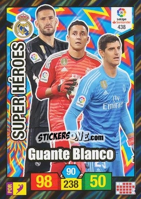 Sticker Guante Blanco - Liga Santander 2018-2019. Adrenalyn XL - Panini