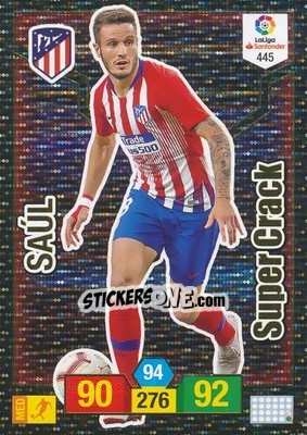 Sticker Saúl - Liga Santander 2018-2019. Adrenalyn XL n. 445 - Panini