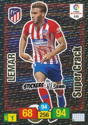 Sticker Lemar - Liga Santander 2018-2019. Adrenalyn XL n. 446 - Panini