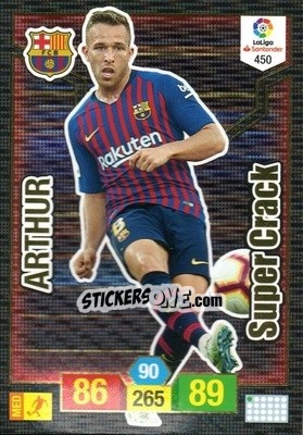 Sticker Arthur - Liga Santander 2018-2019. Adrenalyn XL n. 450 - Panini