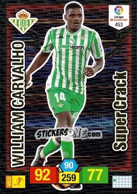 Sticker William Carvalho - Liga Santander 2018-2019. Adrenalyn XL n. 453 - Panini