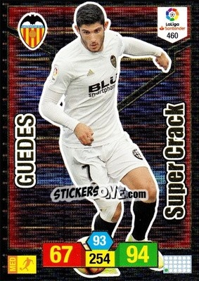 Sticker Guedes - Liga Santander 2018-2019. Adrenalyn XL n. 460 - Panini