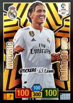 Figurina Modric - Liga Santander 2018-2019. Adrenalyn XL - Panini