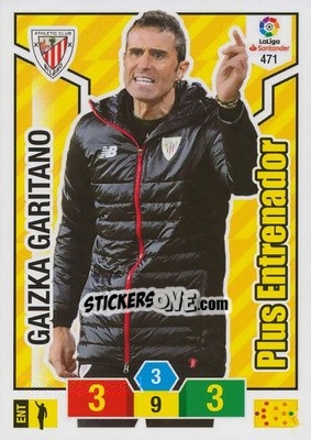 Sticker Gaizka Garitano - Liga Santander 2018-2019. Adrenalyn XL n. 471 - Panini
