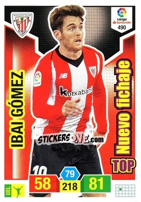 Sticker Ibai Gómez - Liga Santander 2018-2019. Adrenalyn XL n. 490 - Panini