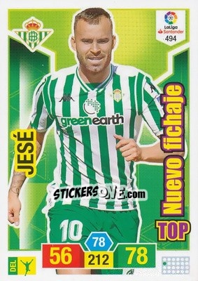 Sticker Jesé - Liga Santander 2018-2019. Adrenalyn XL n. 494 - Panini