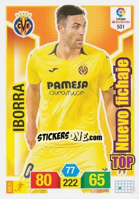 Sticker Iborra - Liga Santander 2018-2019. Adrenalyn XL n. 501 - Panini