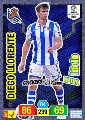 Figurina Diego Llorente - Liga Santander 2018-2019. Adrenalyn XL - Panini
