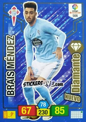 Sticker Brais Méndez - Liga Santander 2018-2019. Adrenalyn XL n. 508 - Panini