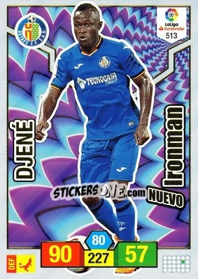 Sticker Djene - Liga Santander 2018-2019. Adrenalyn XL n. 513 - Panini