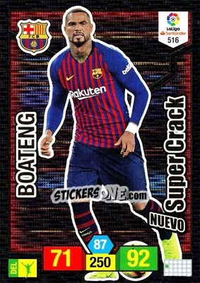 Sticker Kevin-Prince Boateng - Liga Santander 2018-2019. Adrenalyn XL - Panini