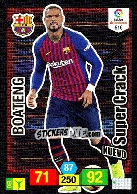 Sticker Kevin-Prince Boateng - Liga Santander 2018-2019. Adrenalyn XL n. 516 - Panini