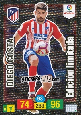 Cromo Diego Costa - Liga Santander 2018-2019. Adrenalyn XL - Panini