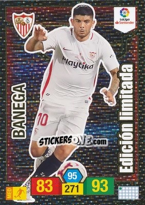 Sticker Banega - Liga Santander 2018-2019. Adrenalyn XL n. LE-EB - Panini