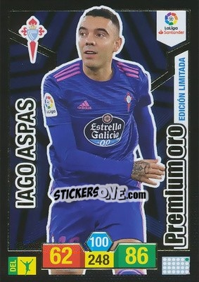 Sticker Iago Aspas - Liga Santander 2018-2019. Adrenalyn XL n. LE-IA - Panini