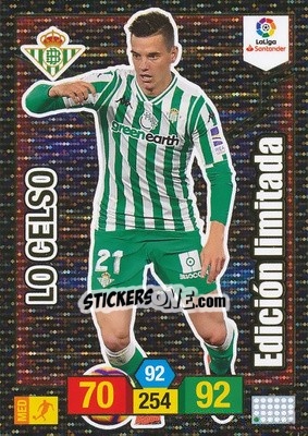 Cromo Lo Celso - Liga Santander 2018-2019. Adrenalyn XL - Panini