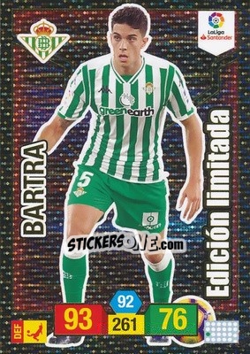 Sticker Bartra - Liga Santander 2018-2019. Adrenalyn XL - Panini