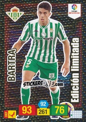 Figurina Bartra - Liga Santander 2018-2019. Adrenalyn XL - Panini