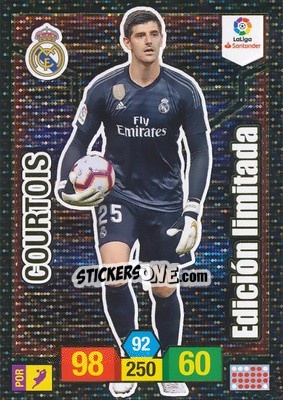 Sticker Courtois - Liga Santander 2018-2019. Adrenalyn XL n. LE-TB - Panini