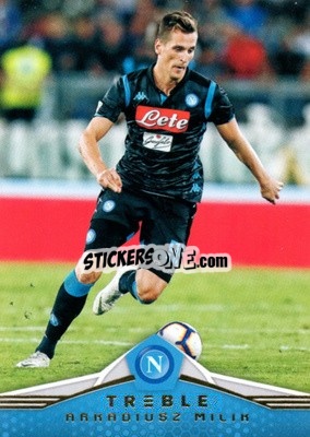 Sticker Arkadiusz Milik - Treble Soccer 2018-2019 n. 5 - Panini