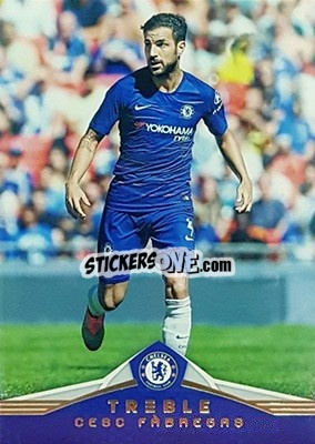 Sticker Cesc Fabregas - Treble Soccer 2018-2019 n. 16 - Panini