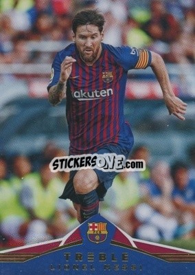Sticker Lionel Messi - Treble Soccer 2018-2019 n. 29 - Panini