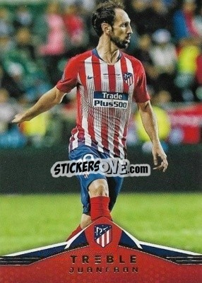 Sticker Juanfran - Treble Soccer 2018-2019 - Panini