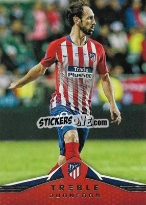 Sticker Juanfran - Treble Soccer 2018-2019 n. 35 - Panini