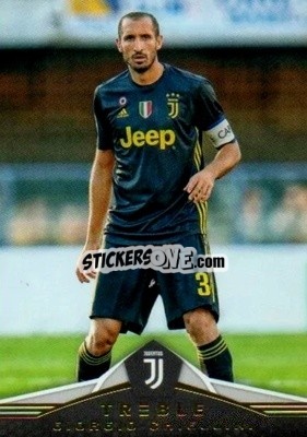 Sticker Giorgio Chiellini - Treble Soccer 2018-2019 - Panini