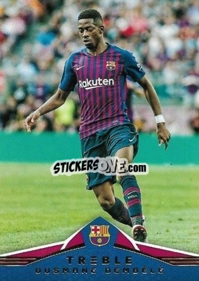 Figurina Ousmane Dembele - Treble Soccer 2018-2019 - Panini