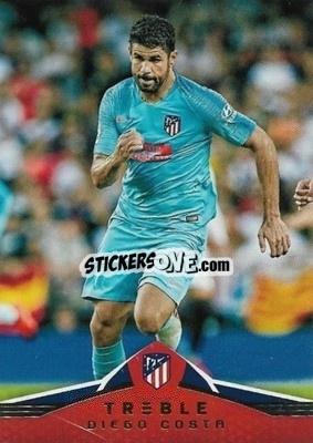 Sticker Diego Costa - Treble Soccer 2018-2019 n. 53 - Panini