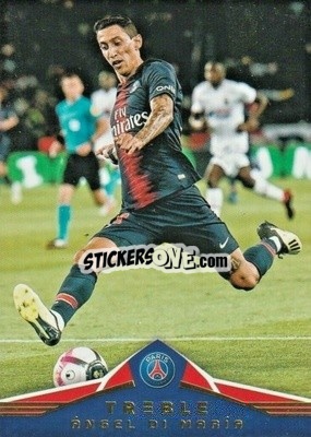 Sticker Angel Di Maria - Treble Soccer 2018-2019 n. 57 - Panini