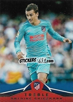 Sticker Antoine Griezmann - Treble Soccer 2018-2019 n. 64 - Panini